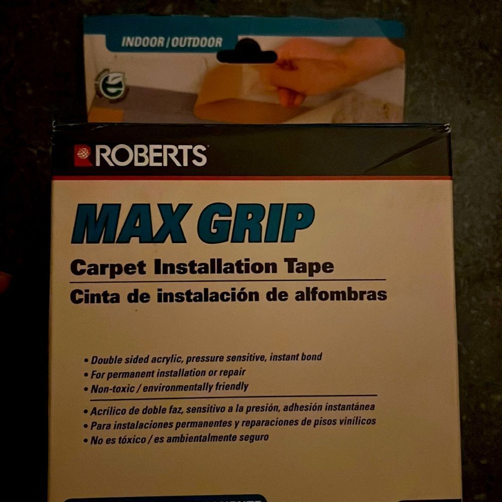 Carpet installation tape